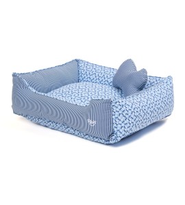 Cama Flicks Ossinho Azul para Cães e Gatos