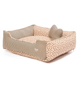 Cama Flicks Ossinho Bege para Cães e Gatos