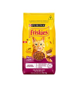 Ração Friskies Gatos Adultos Castrados Mix de Carne