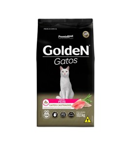 Ração Golden Gatos Castrados Peixe