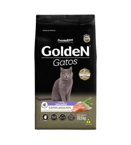 Ração Golden Gatos Adultos Salmão