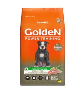 Ração Golden Power Training Cães Adultos Frango e Arroz