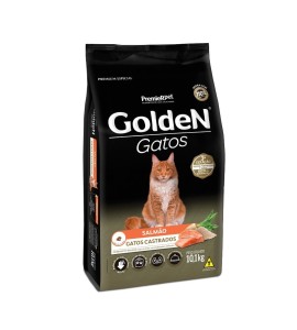 Ração Golden Gatos Castrados Salmão