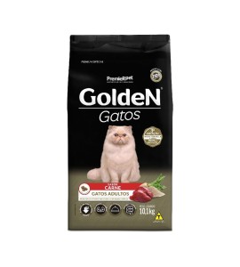 Ração Golden Gatos Adultos Carne