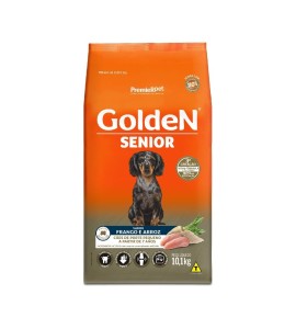 Ração Golden Fórmula Sênior Raças Pequenas Frango e Arroz Mini Bits