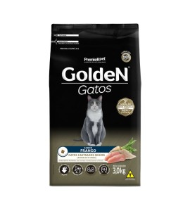 Ração Golden Gatos Castrados Sênior Frango