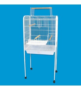 Viveiro Tubular Desmotável com Bandeja Malha Larga Mônaco