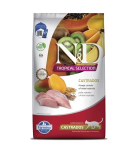 Ração N&D Tropical Selection Gatos Castrados Frango