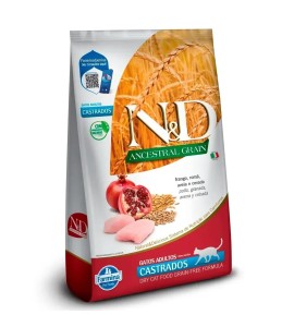 Ração N&D Ancestral Grain Gatos Adultos Castrados