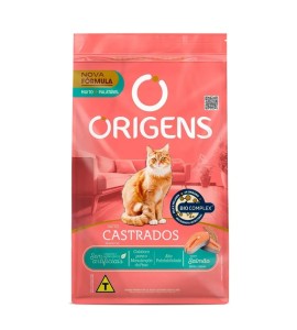 Ração Origens Gatos Castrados Salmão
