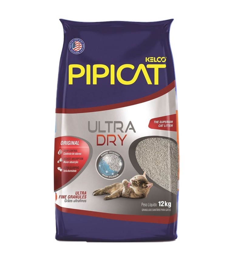 Areia Pipicat Ultra Dry para Gatos