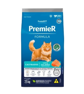 Ração Premier Formula Gatos Castrados Salmão